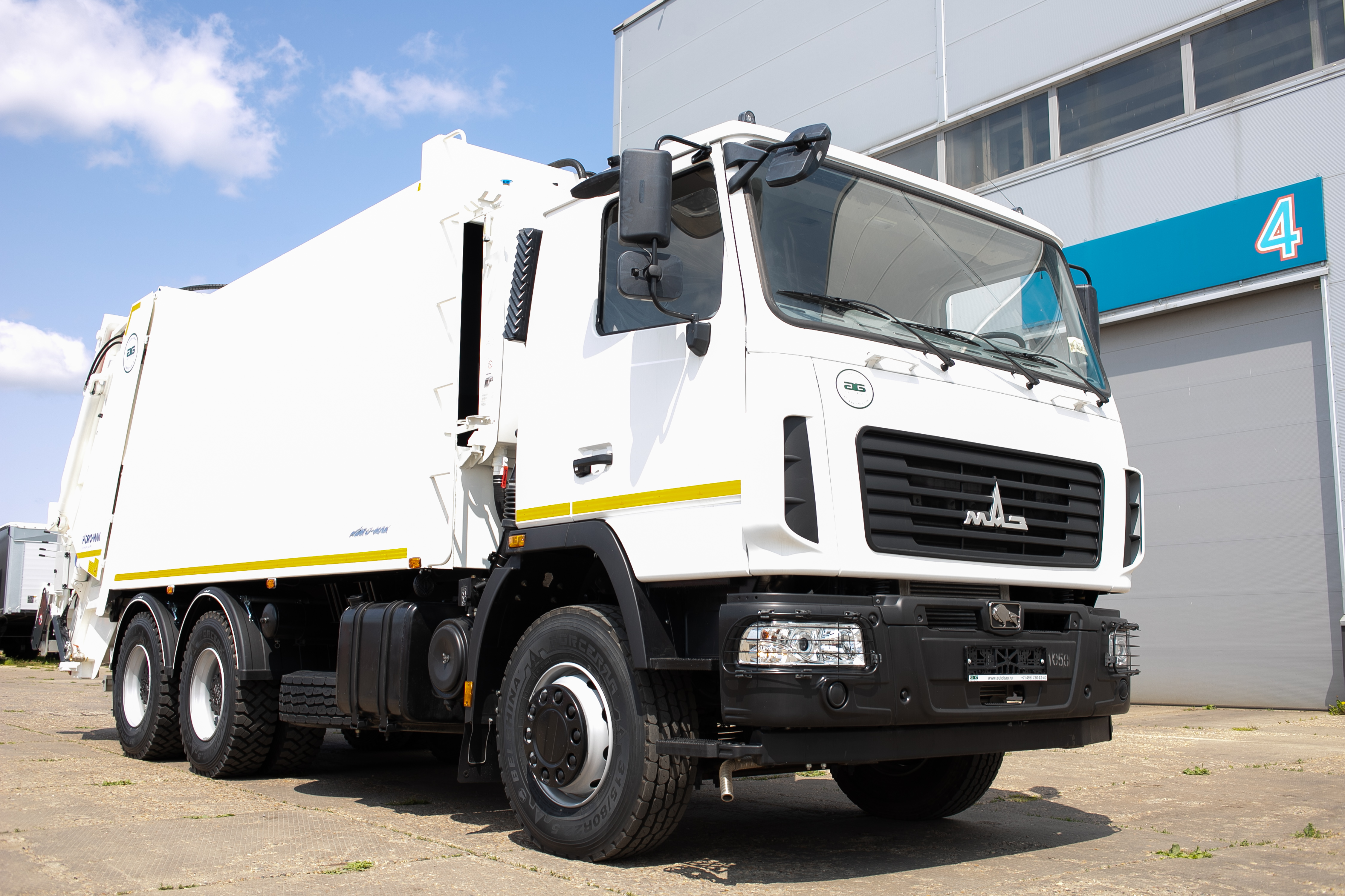 Мусоровоз HIDRO-MAK HM-22 на шасси МАЗ 6312С5