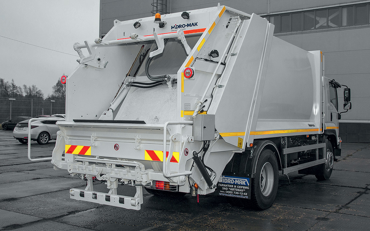 Турецкое с японским, или как в России мусоровоз на шасси Isuzu сделали