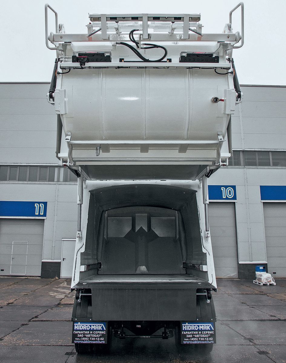 Турецкое с японским, или как в России мусоровоз на шасси Isuzu сделали